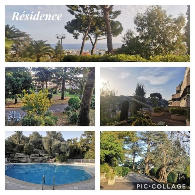 Vue Mer Nice: Appartement Familial avec Piscine Exterior photo